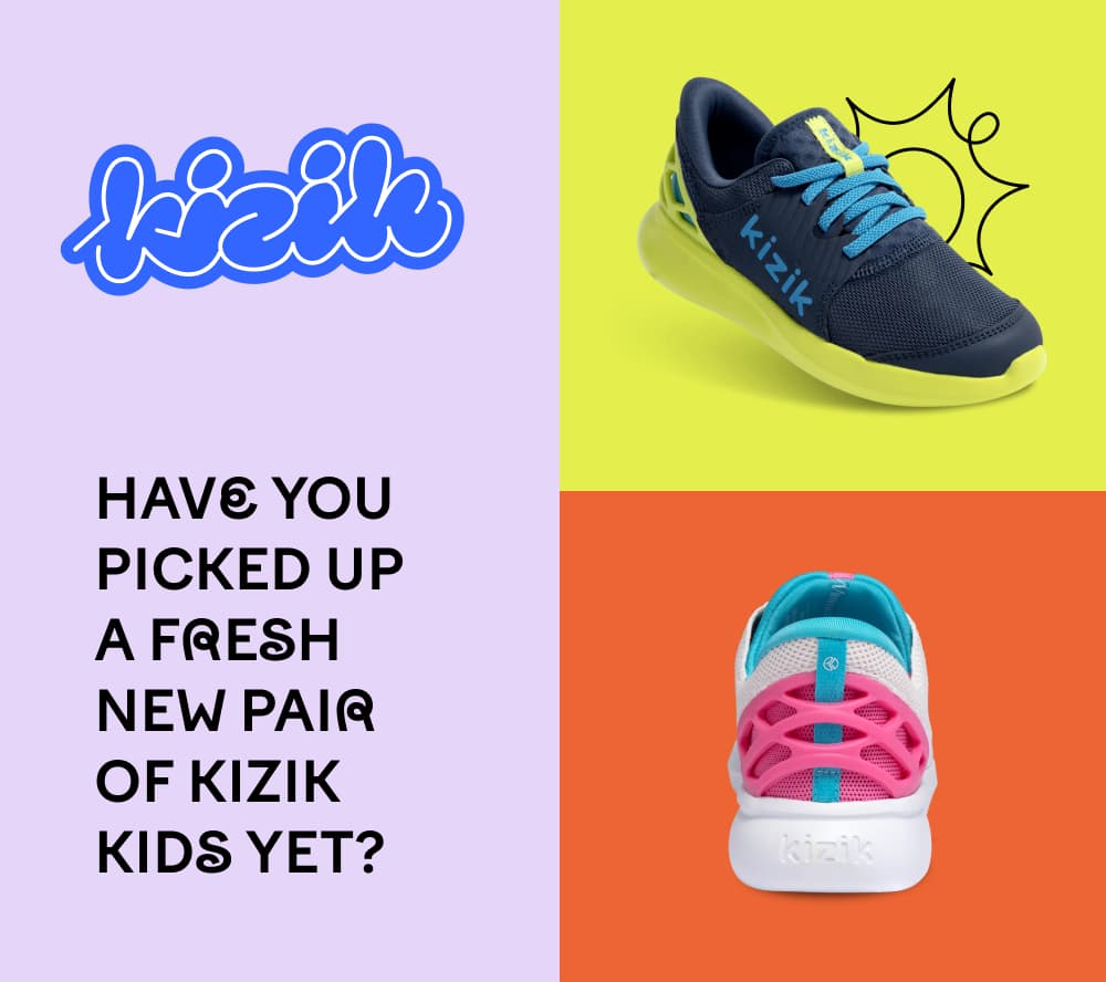 Have you picked up a fresh new pair of Kizik kids yet?